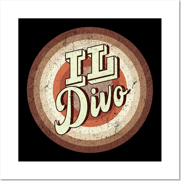 Vintage brown exclusive - IL Divo Wall Art by roeonybgm